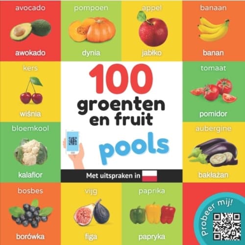 100 groenten en fruit in pools (häftad, dut)
