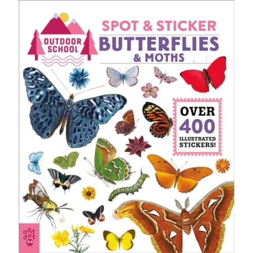 Outdoor School: Spot & Sticker Butterflies & Moths (häftad, eng)