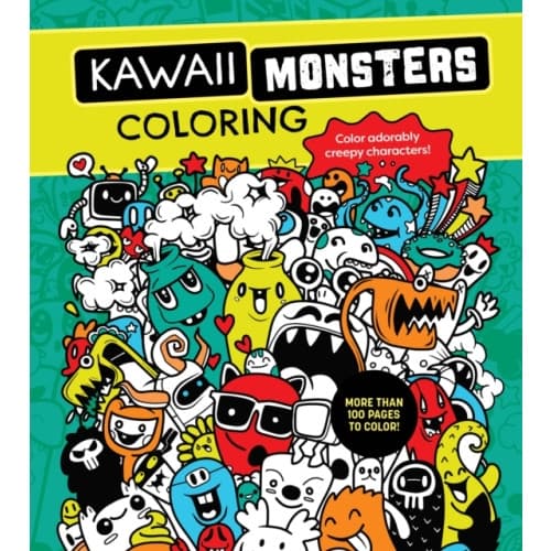 Kawaii Monsters Coloring Book (häftad, eng)