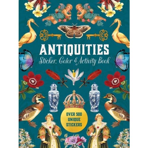 Antiquities Sticker, Color Activity Book (inbunden, eng)