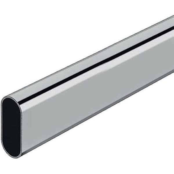 Oval krom skåp bar 200 cm STOR PLANET