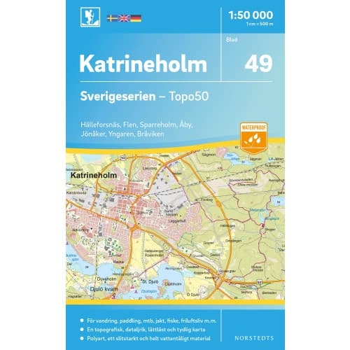 49 Katrineholm Sverigeserien Topo50 : Skala 1:50 000