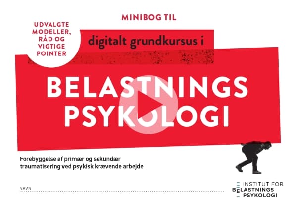 Minibog til Digitalt Grundkursus i Belastningspsykologi | Rikke Høgsted | Språk: Dansk