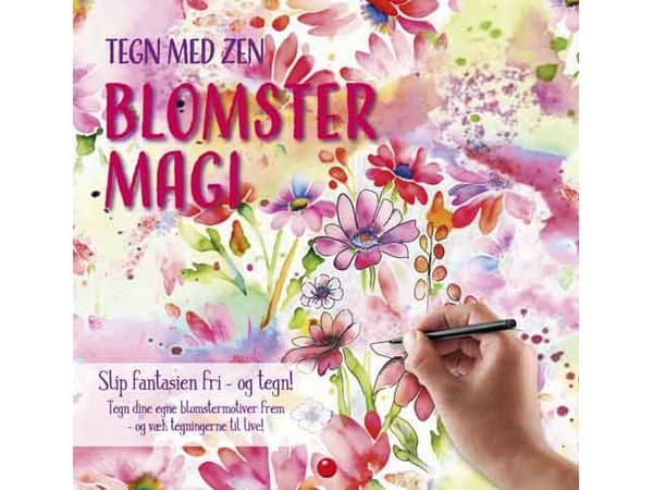 Tegn med zen: Blomstermagi (PINK) |