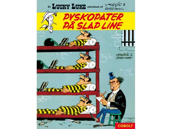 Lucky Luke: Pyskopater på slap line – et Lucky Luke-pletskud af Morris & Goscinny | René Goscinny