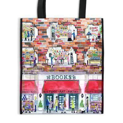 Michael Storrings A Day At The Bookstore Reusable Tote (Bok)