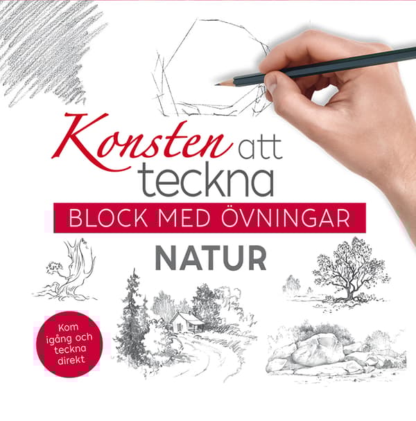 Konsten Att Teckna - Block Med Övningar - Natur (Bok)