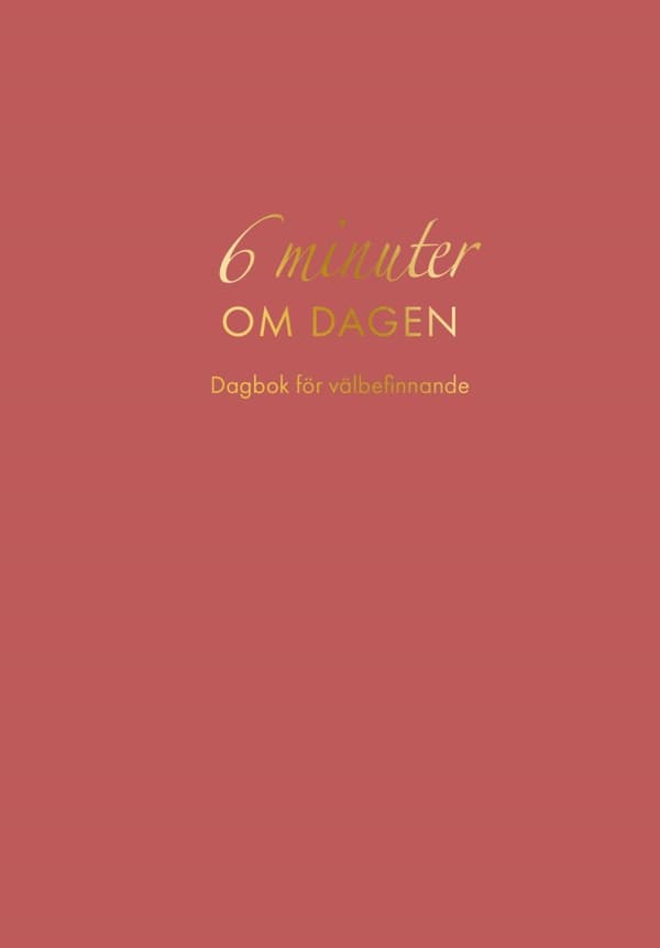 6 Minuter Om Dagen - Dagbok För Välbefinnande (Bok)