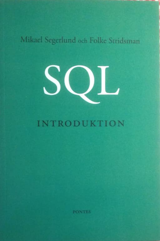 Sql-introduktion (Bok)