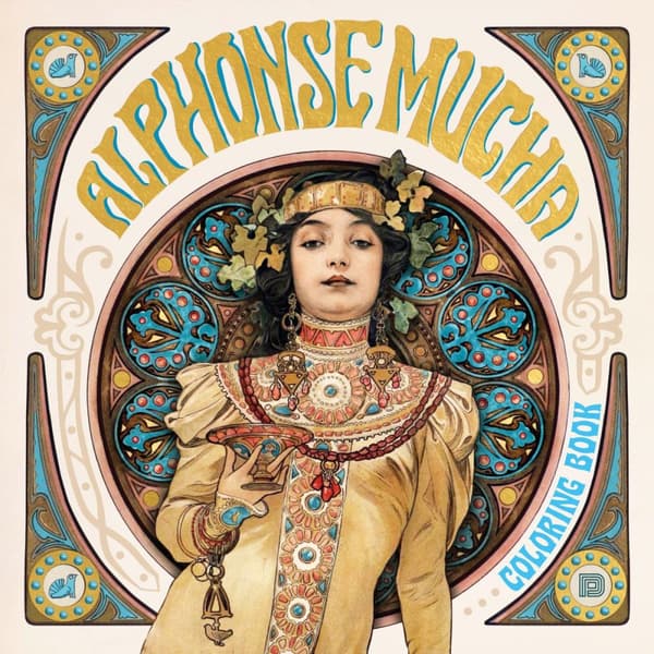 Alphonse Mucha Coloring Book (Bok)