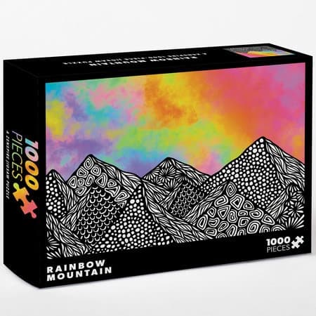 Rainbow Mountain - A Zenspire 1000-piece Puzzle For Adults (Bok)