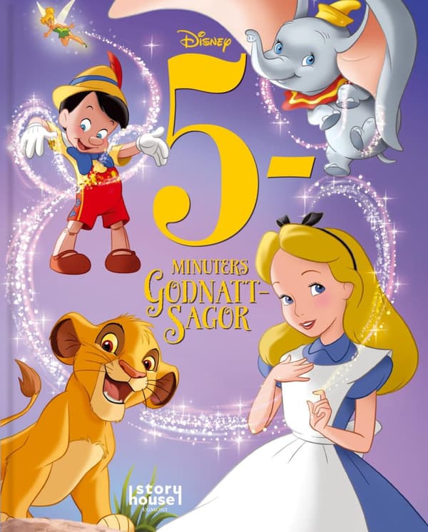Disney Klassiker. 5 Minuters Godnattsagor (Bok)