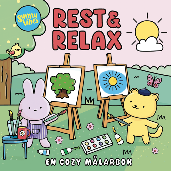 Rest & Relax - En Cozy Målarbok (Bok)
