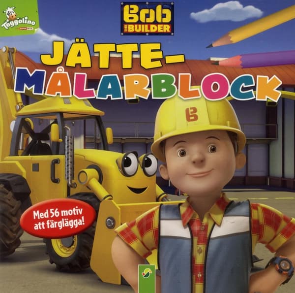 Byggar Bob - Jättemålarblock Med 56 Motiv Att Färglägga! (Bok)