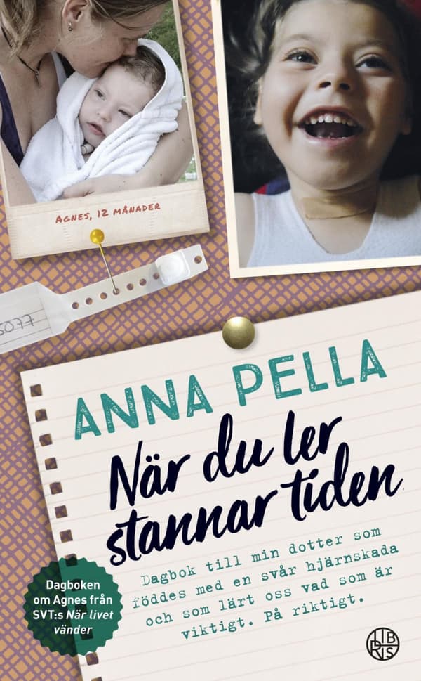 När Du Ler Stannar Tiden - Dagbok Till Min Dotter Som Föddes Med En Svår Hjärnskada Och Som Lärt Oss Vad Som Är Viktigt. På Riktigt. Anna Pella. (Bok)