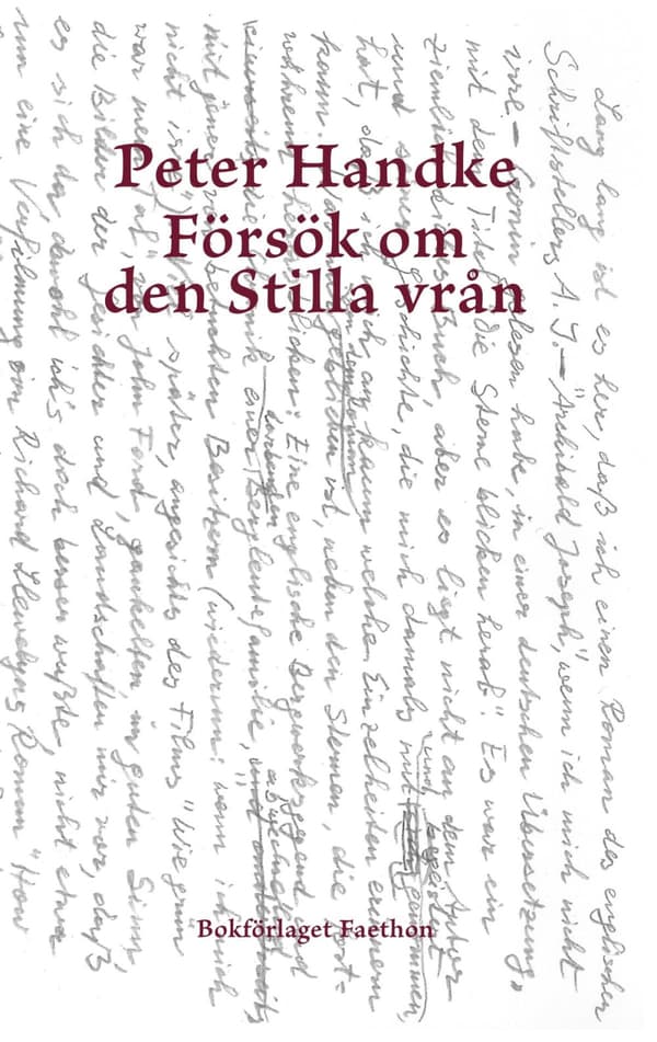 Försök Om Den Stilla Vrån (Bok)