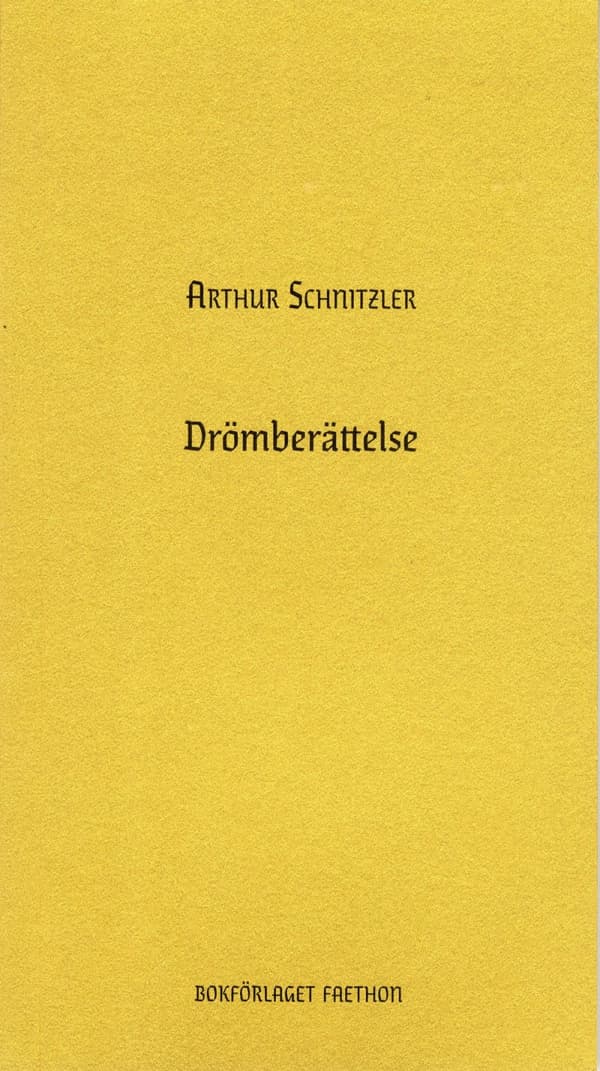 Drömberättelse (Bok)
