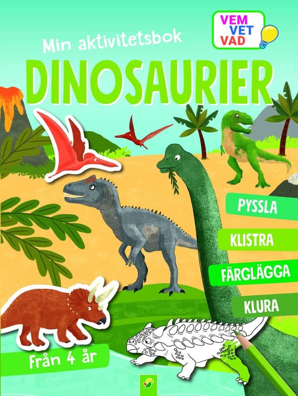 Min Aktivitetsbok Djur - Med Klistermärken (Bok)