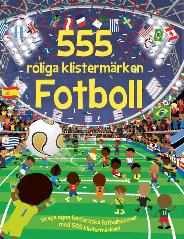 555 Roliga Klistermärken. Fotboll (Bok)