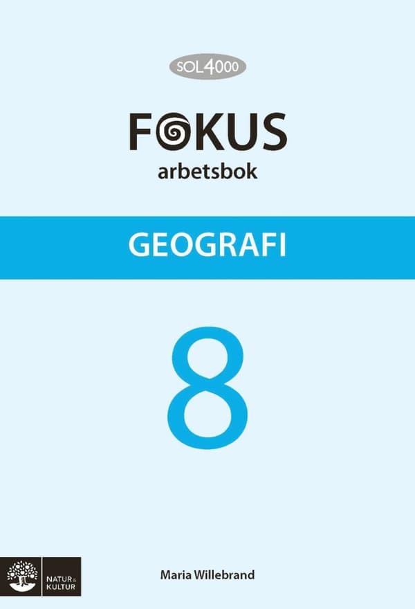Sol 4000 Geografi 8 Fokus Arbetsbok (Bok)