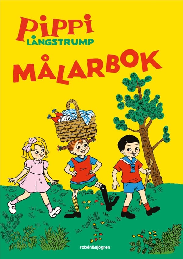Pippi Långstrump Målarbok (Bok)