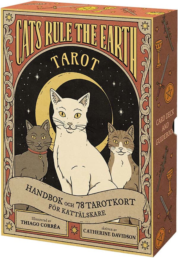 Cats Rule The Earth - Tarot - Handbok Och 78 Tarotkort För Kattälskare (Bok)