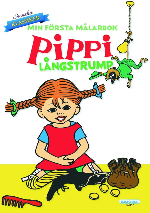 Min Första Målarbok Pippi Långstrump (Bok)