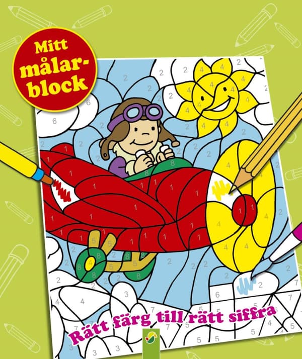 Mitt Målarblock - Rätt Färg Till Rätt Siffra (Bok)
