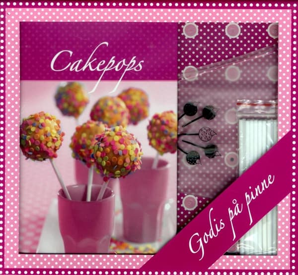 Cakepops Box - Bok, Spritspåse, Cakepopspinnar (Bok)