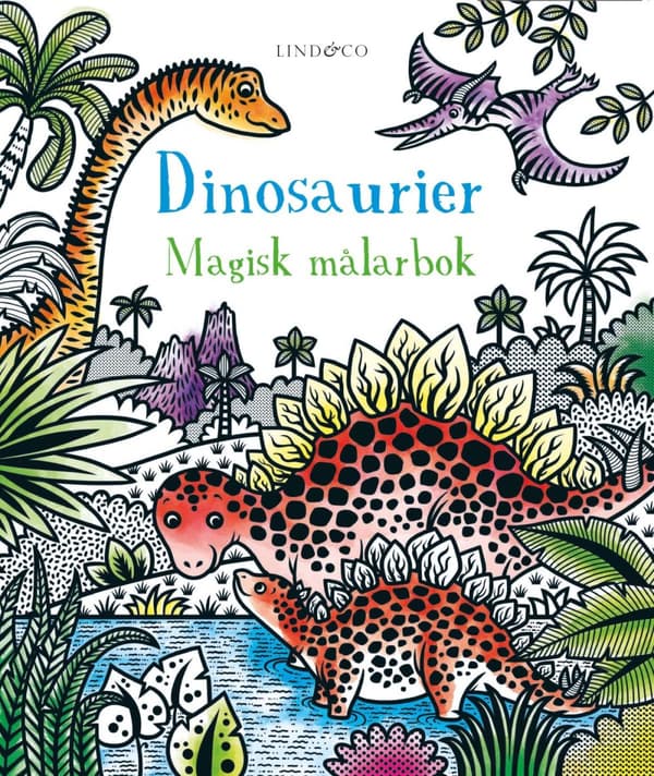 Dinosaurier - Magisk Målarbok (Bok)