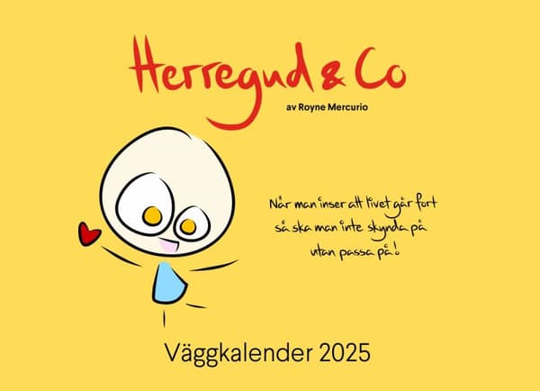 Herregud & Co Väggkalender 2025 (Bok)
