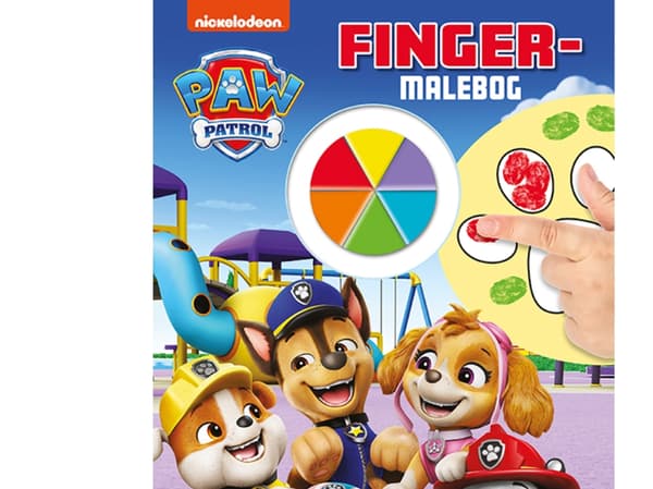 Paw Patrol - Fingermålningsbok | Språk: Danska