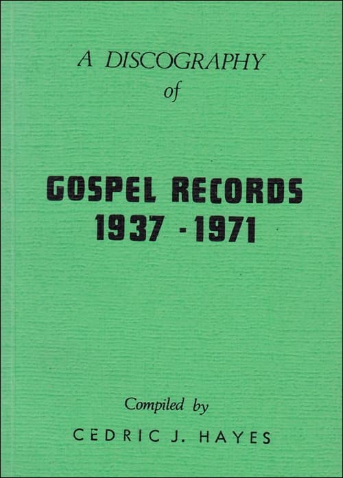 Gospel Records 1937 - 1971 (book)