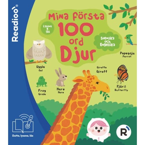 Mina första 100 ord : djur (tvåspråkig) (bok, kartonnage)