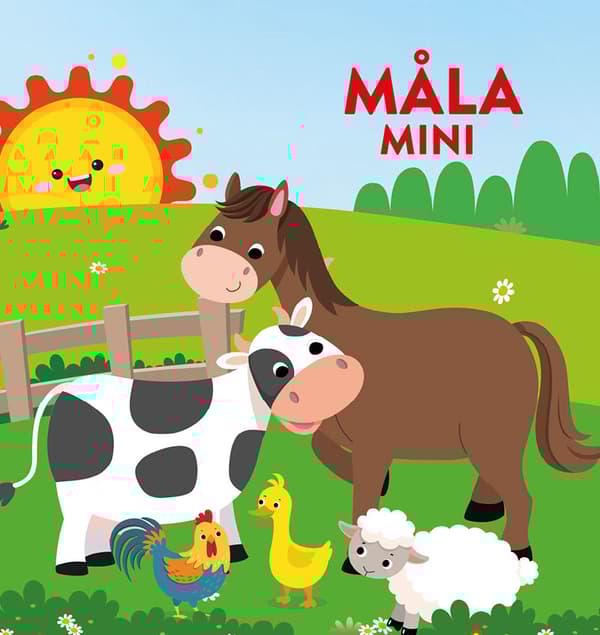 Måla Mini- Djurungar På Bondgården (Bok)