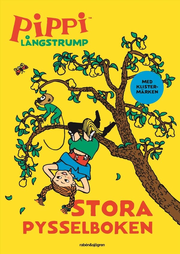 Pippi Långstrump - Stora Pysselboken - Med Klistermärken (Bok)