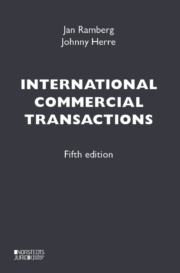 International Commercial Transactions (Bok)
