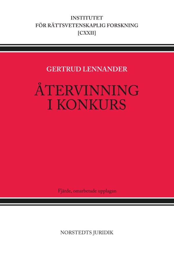 Återvinning I Konkurs (Bok)