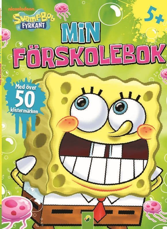Svampbob Min Förskolebok - Med Klistermärken (Bok)