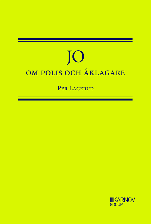 Jo Om Polis Och Åklagare (Bok)