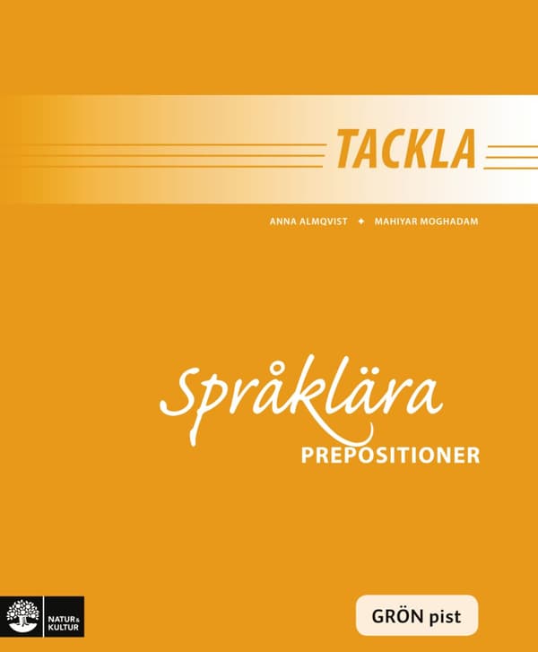 Tackla Språklära Prepositioner Grön Pist (1-pack) (Bok)