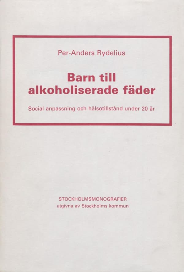 Barn Till Alkoholiserade Fäder (Bok)