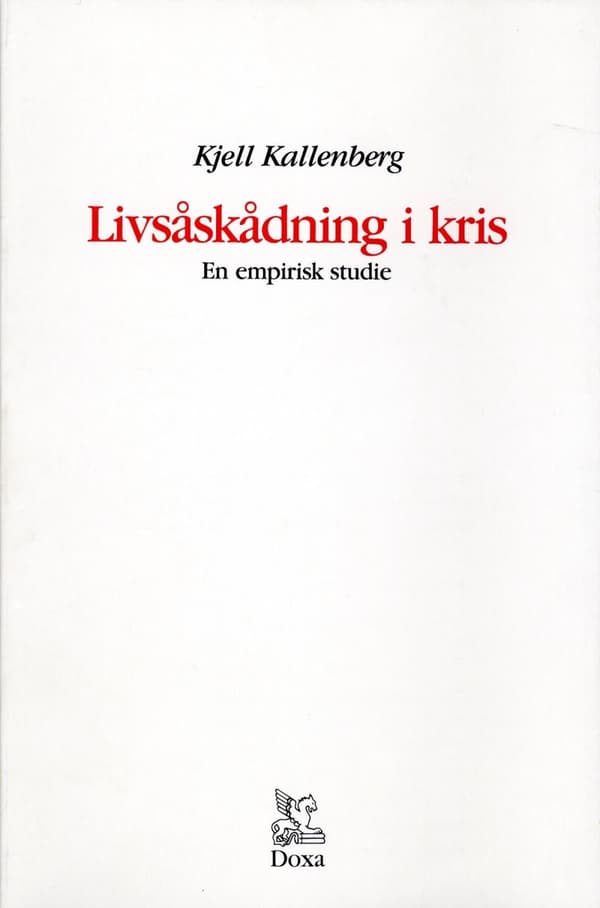Livsåskådning I Kris (Bok)