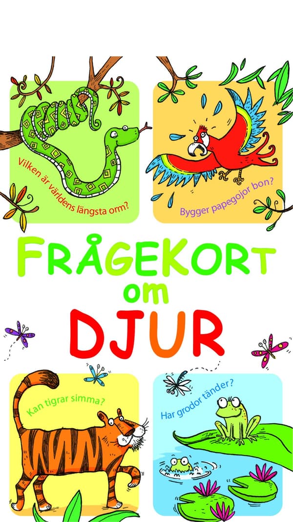 Frågekort Om Djur (Bok)