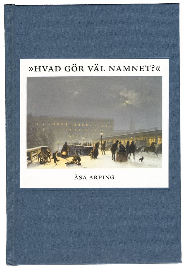 Hvad Gör Väl Namnet? - Anonymitet Och Varumärkesbyggande I Svensk Litteraturkritik 1820-1850 (Bok)