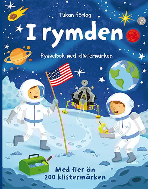 I Rymden - Pysselbok Med Klistermäken (Bok)