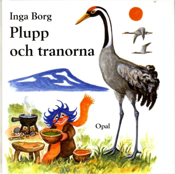 Plupp Och Tranorna (Bok)