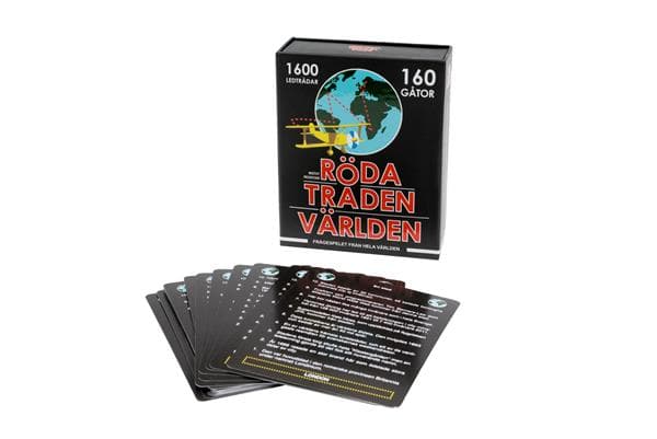 Röda Tråden - Världen - Frågespelet Från Hela Världen (Bok)