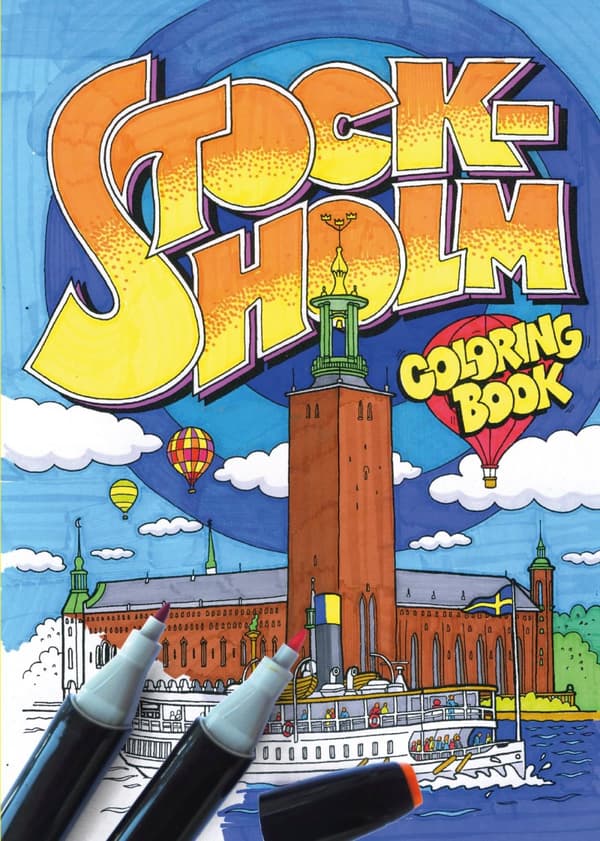 Stockholm Coloring Book (Bok)