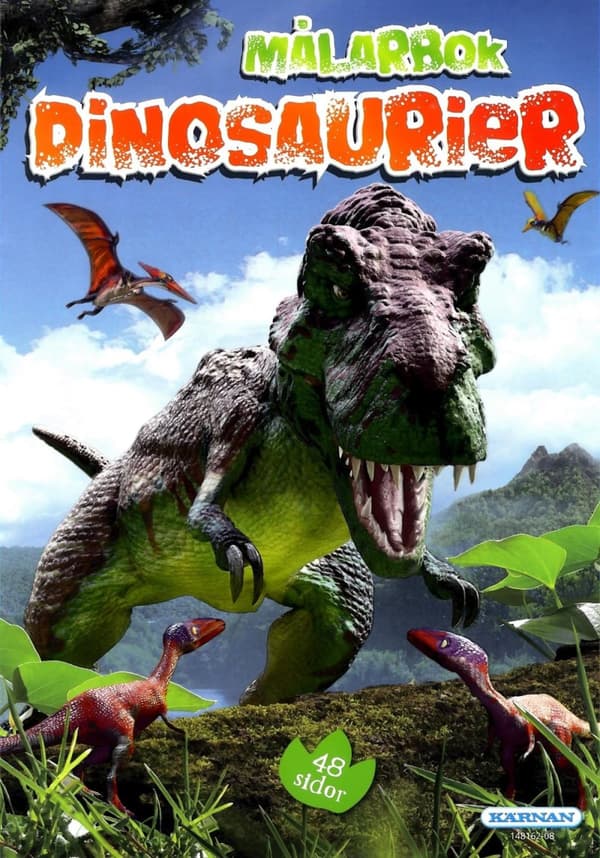 Dinosaurier - Målarbok (Bok)